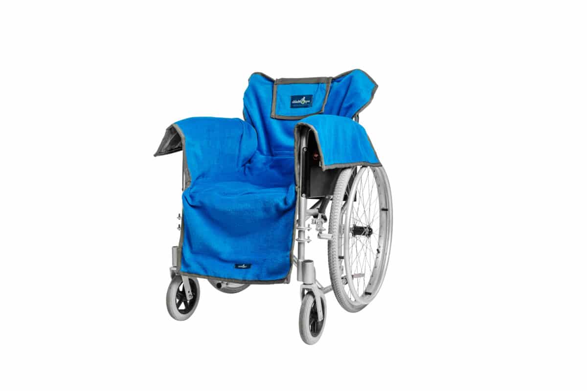 ableDry a waterproof wheelchair cover by Able Move