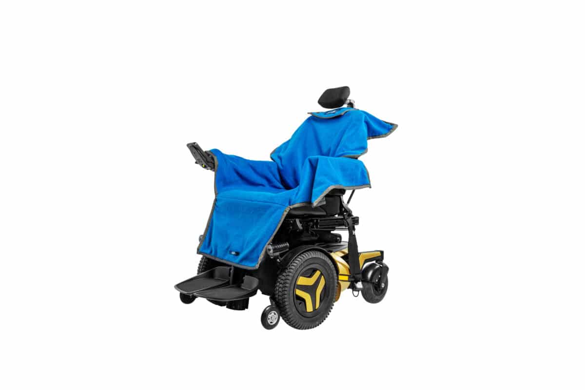 ableDry a waterproof wheelchair cover by Able Move