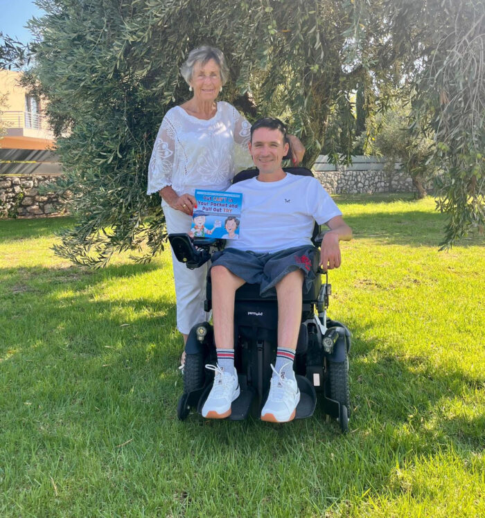 Josh & Nan with book