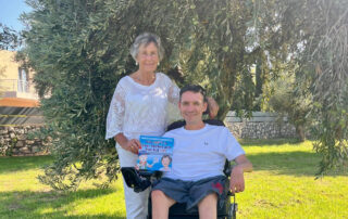Josh & Nan with book
