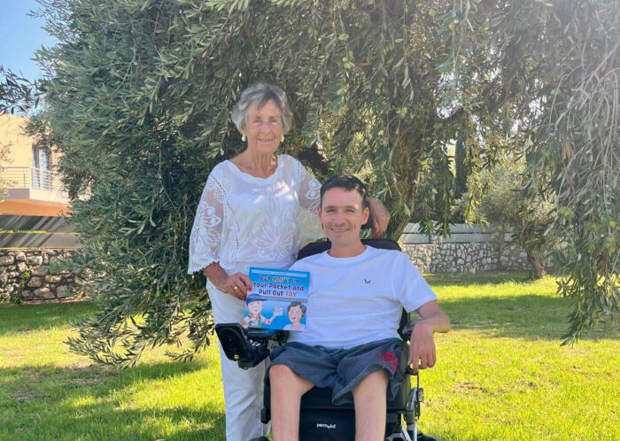 Josh & Nan with book